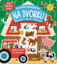 Na dvorku - Plstěné samolepky