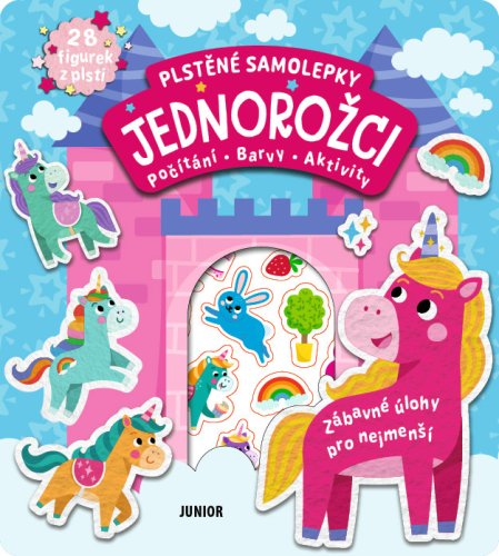Jednorožci - Plstěné samolepky